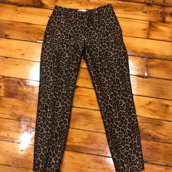 Sezane Pants - Sezane Gustav trouser pants Sz 36 leopard